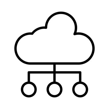 Cloud Computing Vector Icon Design