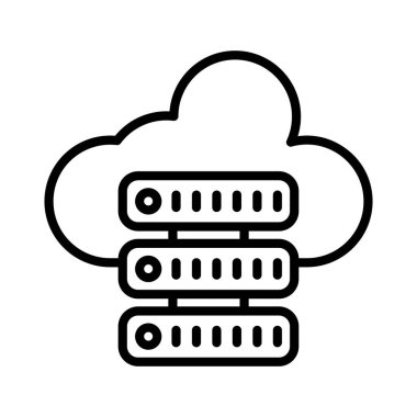 sunucu vektör simgesi tasarımı