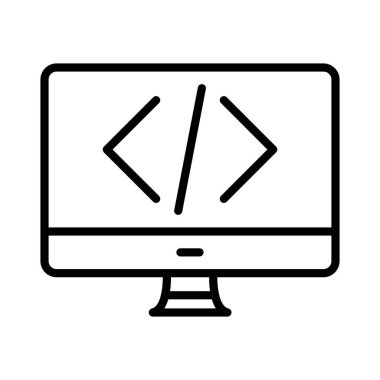 Coding Vector Icon Design