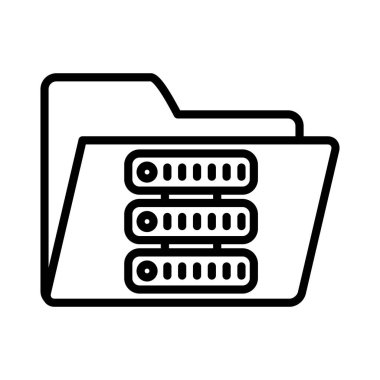 Data Server Vector Icon Design