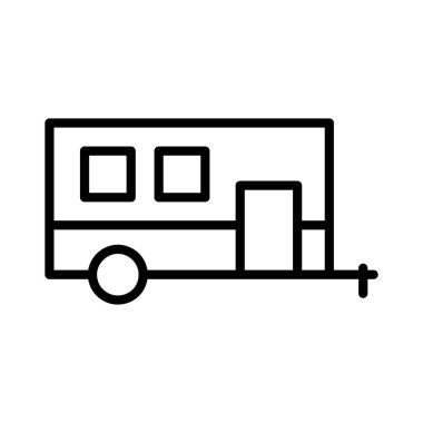 Trailer Vector Icon Design