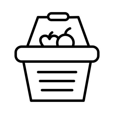 Basket Vector Icon Design