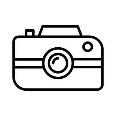 Photo Camera Vector Icon Design