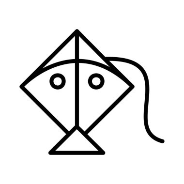 Uçurtma Vektörü Simgesi Tasarımı