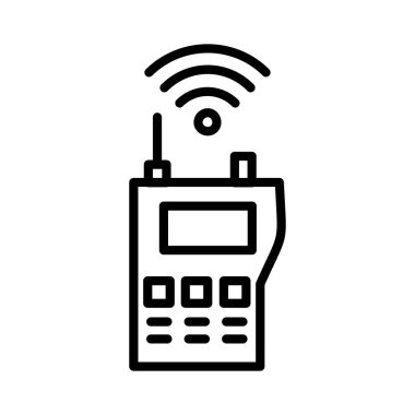 Walkie Talkie Vector Icon Design