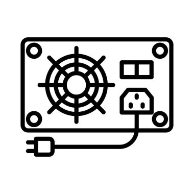 Güç Arzı Vektörü Simgesi Tasarımı