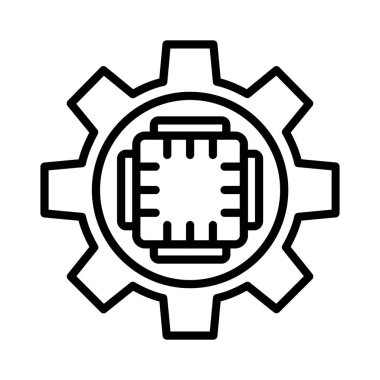 Dişli vektör simgesi tasarım