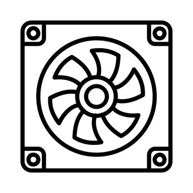 Fan Vector Icon Design