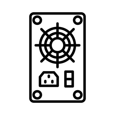 Güç Arzı Vektörü Simgesi Tasarımı