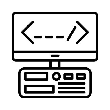 Masaüstü Vektör Simgesi Tasarımı