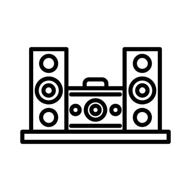 Hoparlör vektör simgesi tasarım