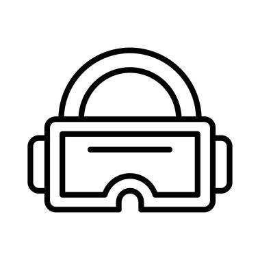 VR Gözlük Vektör Simgesi Tasarımı