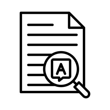 Arama vektör simgesi tasarım