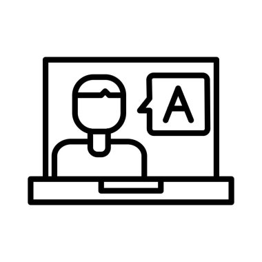 Elearning Vector Icon Design