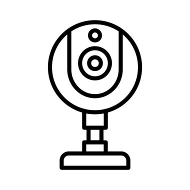 Web Cam Vektör Simgesi Tasarımı