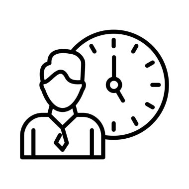 Working Hours Vector Icon Design