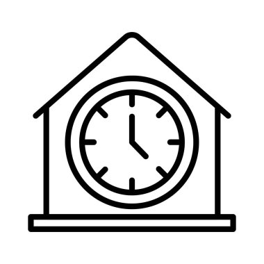 Saat vektör simge tasarımı