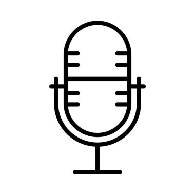 Mikrofon vektör simgesi tasarım