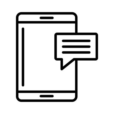 İleti vektör simgesi tasarım