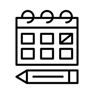 Schedule Vector Icon Design