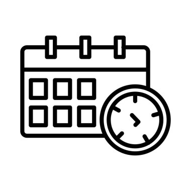 Dead Line Vector Icon Design