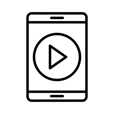 Video vektör simgesi tasarım