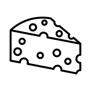 Peynir Vektörü Simgesi Tasarımı