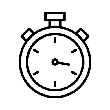 Stopwatch Vektör Simgesi Tasarımı