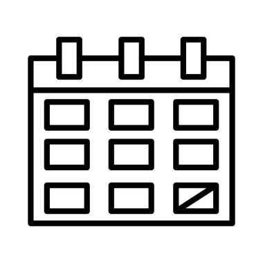 Takvim vektör simgesi tasarım