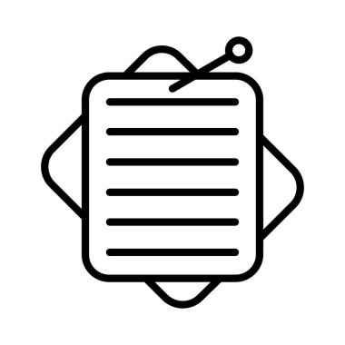 Sticky note Vector Icon Design