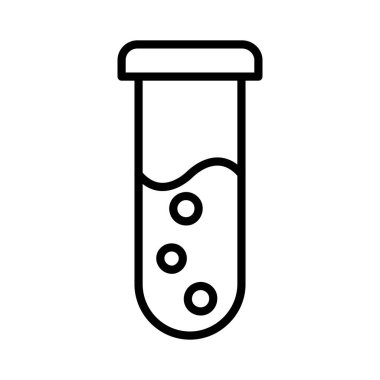 Test Tube Vector Icon Design