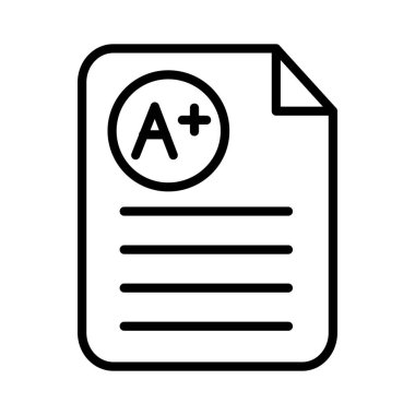 A + Vektör Simgesi Tasarımı