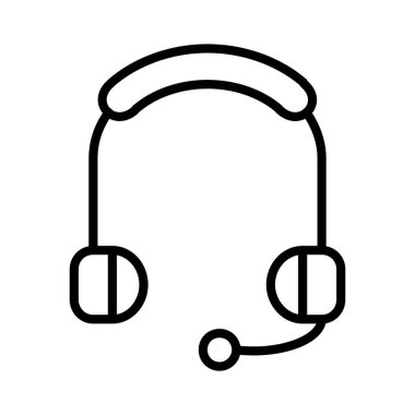 Headset Vector Icon Design