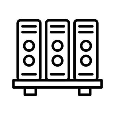 Arşiv Vektörü Simgesi Tasarımı