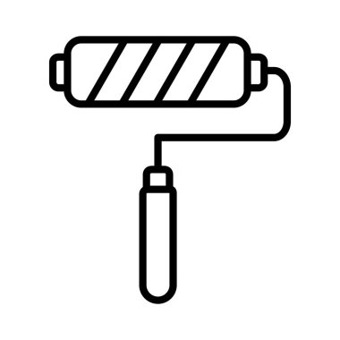 Paint Roller Vector Icon Design