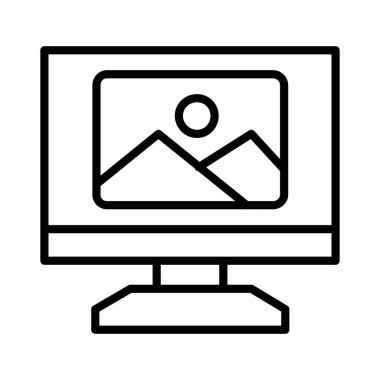 Grafik Düzenleyici Vektör Simgesi Tasarımı