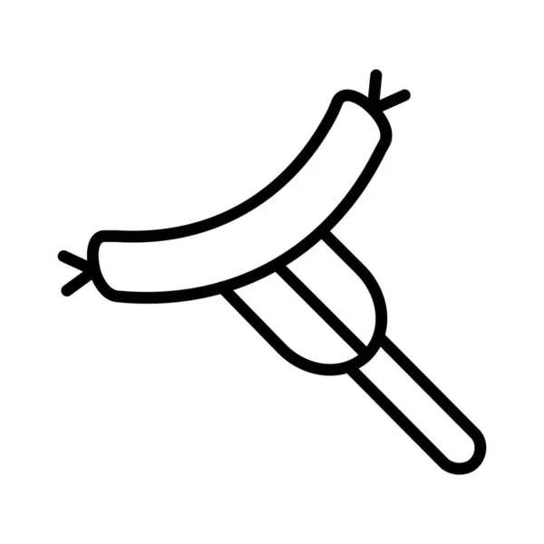 Conception Icône Vectorielle Hot Dog — Image vectorielle