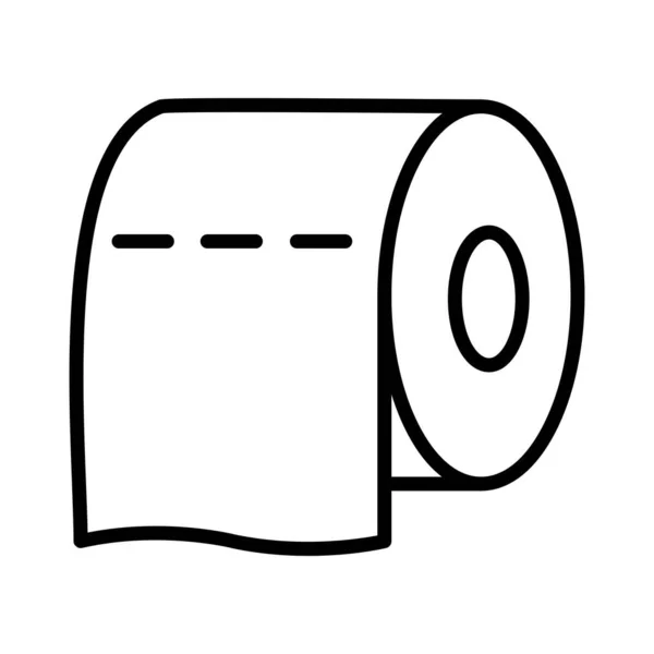 Tuvalet Kağıdı Vektörü Simgesi Tasarımı — Stok Vektör