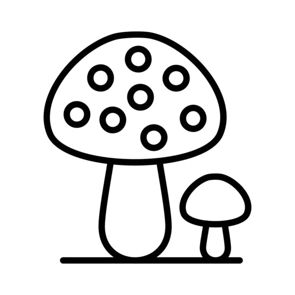 Mushroom Vector Icon Design — Διανυσματικό Αρχείο