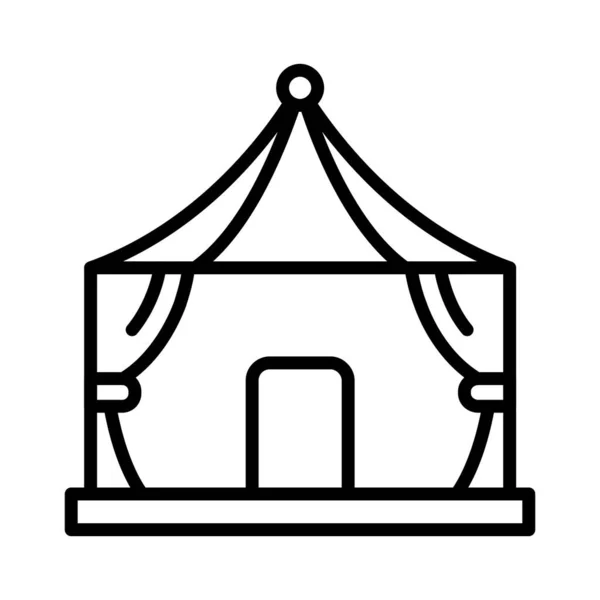 Canopy Vector Icon Design — Stock Vector