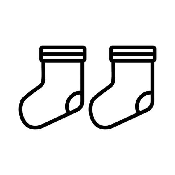 Calcetines Vector Icon Design — Vector de stock