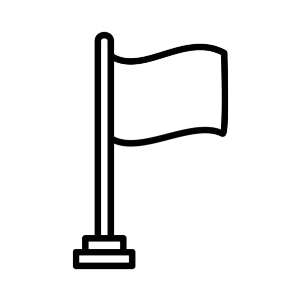 Bandera Vector Icono Diseño — Archivo Imágenes Vectoriales