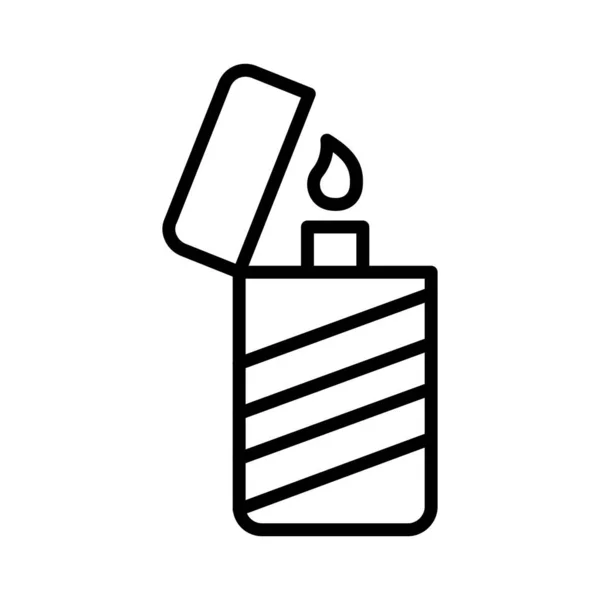Lighter Vector Icon Design — Stock Vector