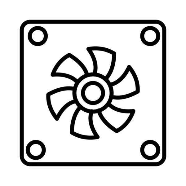 Fan Vector Icon Design — Vector de stock