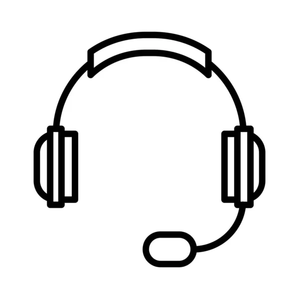 Oyun Kulaklığı Vektör Simgesi Tasarımı