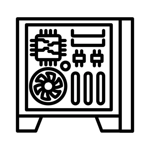 Projektowanie Ikon Wektorowych Komputerów — Wektor stockowy