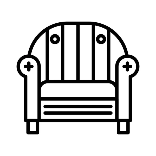 Sofa Vector Icon Design —  Vetores de Stock