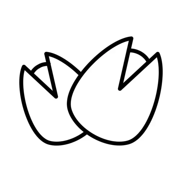 Pista Nuts Vector Icon Design — стоковый вектор