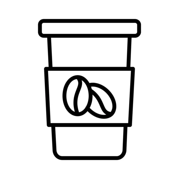 Kahve Vektörü Simgesi Tasarımı — Stok Vektör