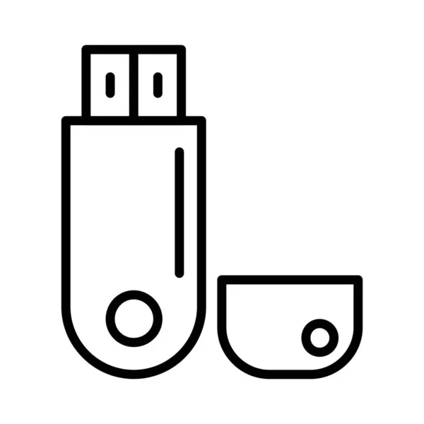 Pendrive Vector Icon Design — Stockvektor